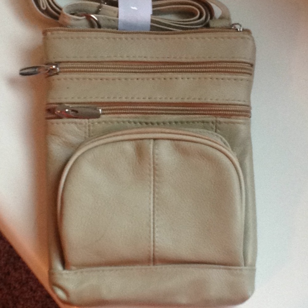New leather crossbody bag